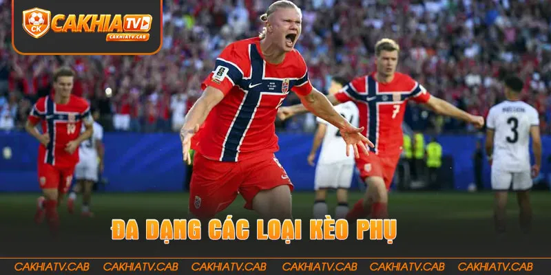 Đa dạng các loại kèo phụ cho người xem