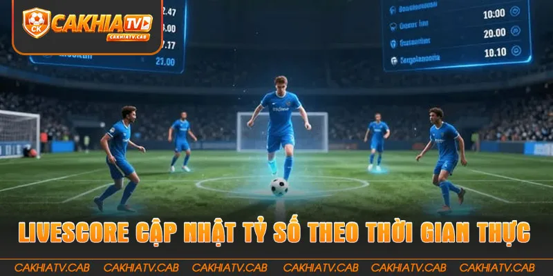Livescore cập nhật tỷ số bóng đá theo thời gian thực