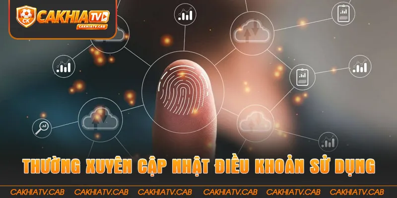 Thường xuyên cập nhật các điều khoản sử dụng